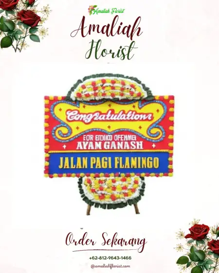 Sewa Papan Bunga Rumah Duka RS UKI Cawang Jakarta Timur
